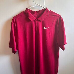 Nike Golf Shirt - Red (size L)